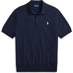Ralph Lauren Риза с къс ръкав Polo Ralph Lauren Men's Knitted Short Sleeve Shirt - Hunter Navy