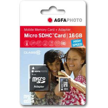 Image 1 of AgfaPhoto microSDHC 16GB Class 10 10580