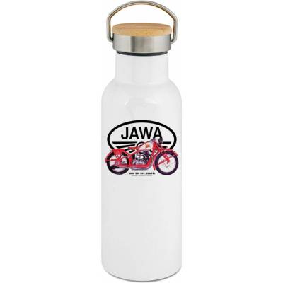 123TRIKO termoska Jawa 500 OHV "Rumpál", logo V4 500 ml