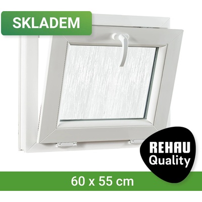 SKLADOVÁ-OKNA.cz REHAU Smartline+ sklo kůra 600 x 550