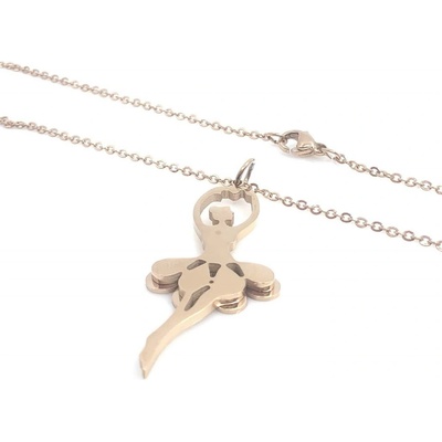 Jan Kos jewellery Řetízek s přívěskem z oceli 12118321
