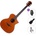 BromoGuitars BAT4MC Standard SET Natural Джъмбо китара