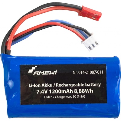 Amewi Aku Li-Ion 7,4V 1200mAh BEC pro 21087 21090 Trade e.K. – Zboží Dáma