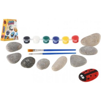 Teddies Рисуване върху камъни/камъчета с бои с четки в кутия
