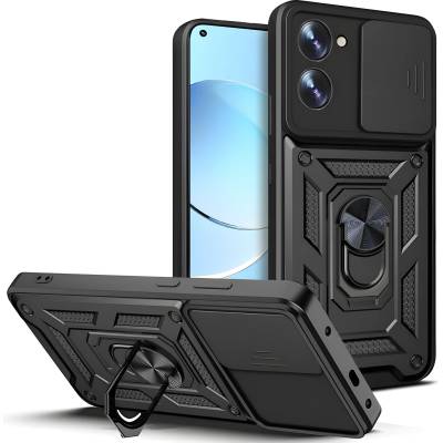 realme Калъф Hybrid Armor Camshield за Realme 10 Pro Plus - Черен KP24934
