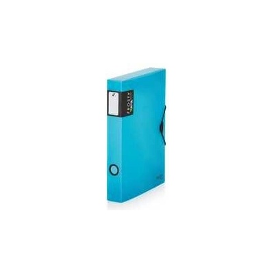 Opaline Frosty PP A4 Škatuľa s gumou maxi 45 modrá