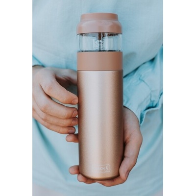 Davídkovo koření Termo fľaša so sitkom na bylinnú kúru Lurch light rose