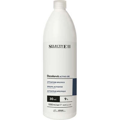 Selective Professional Decolorvit Active Use 1000 ml окислителен крем 30 vol. 9%