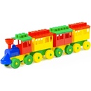 Ostatné stavebnice Polesie Vláčik Staviteľ 3 vagóny