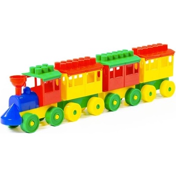 Polesie Vláčik Staviteľ 3 vagóny