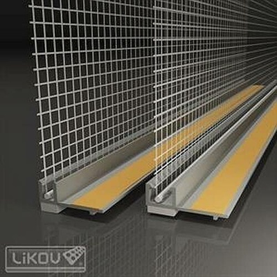 LIKOV LS-VHL 06 lišta okenní začišť. 6mm s krycí lam. a s tk.100mm délka 2,4m šedá tmavá