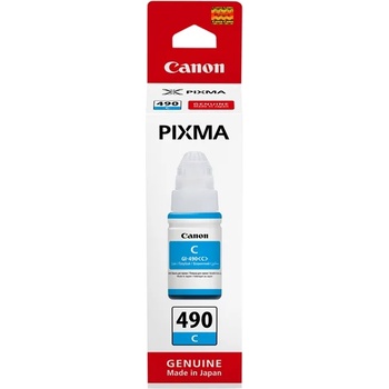 Canon Мастило GI-490, Cyan, 7000 страници/5% (3015100521)