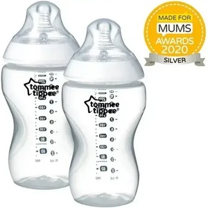Tommee Tippee Шише за хранене Tommee Tippee Closer to Nature Easi Vent, 340мл, 2бр/оп, 42262075