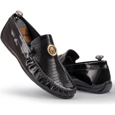 Alexander garcia Antonio garcia Мъжки кожени мокасини - Черни 202108355592 (334157_Черно)