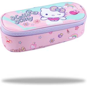 COOLPACK Ученически несесер CoolPack Campus Hello Kitty Pastel Pink