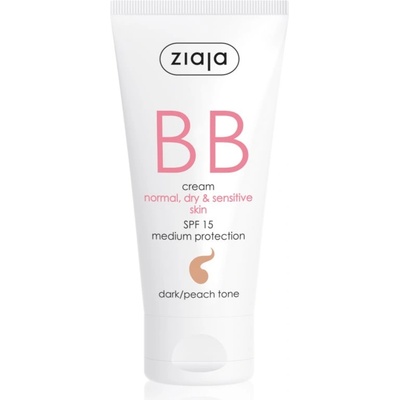 Ziaja BB Cream BB крем за нормална и суха кожа цвят Dark Peach 50ml