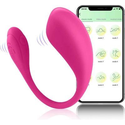 Sunfo - smart, rechargeable, waterproof vibrating egg pink