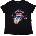 The Rolling Stones Sixty Rainbow Tongue '62 (Puff Print) Black S Дамски Риза (RSTS170LB01)