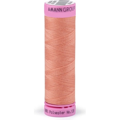 Polyesterové nitě návin 100 m Aspo Amann, střední, 0637 light peach