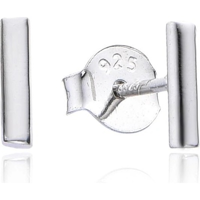 Nubis stříbrné náušnice hranoly NB-3882