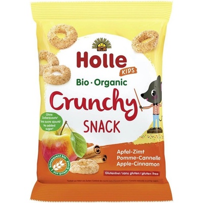 Holle Bio chrumkavý snack jablko škorica od 3rokov 25 g