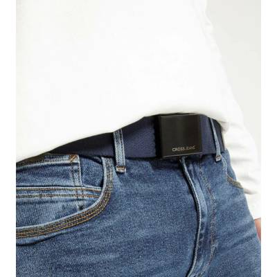 Cross Jeans BELT pánský opasek 0560K-001 Navy
