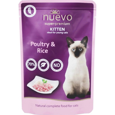 Nuevo Kitten Poultry & Rice 85 g