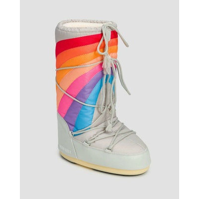 Moon Boot snehule Icon Rainbow 14027700002 sivá
