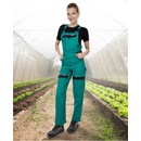 Ardon H8195 cool trend dámske Pracovné nohavice s trakmi zelené