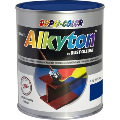 Dupli Color Alkyton Lesk samozákladová farba na hrdzu 750 ml Ral 5010 enziánová modrá