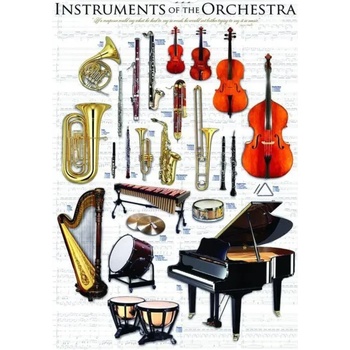 EUROGRAPHICS - Puzzle Musical instruments of orchestra - 1 000 piese