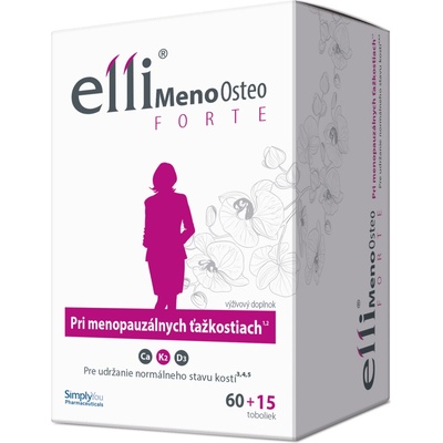 Simply You Elli MenoOsteo Forte 60 tabliet + 15 tabliet