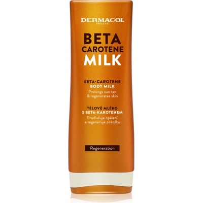 Dermacol Sun Beta Carotene тоалетно мляко за тяло за удължаване на загара 200ml