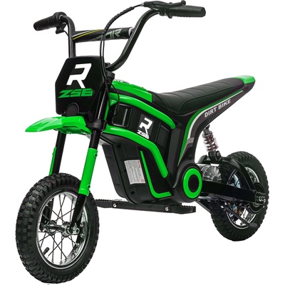 Homcom Dětská elektrická motorka zelená