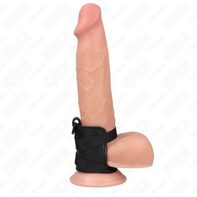 Пенис ринг с регулируеми каишки, кожен - Leather Penis Ring Straps (D-241252)