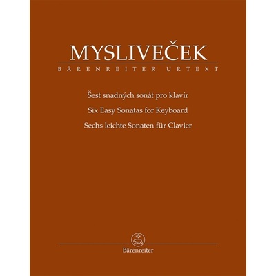 Šest snadných sonát pro klavír - Josef Mysliveček