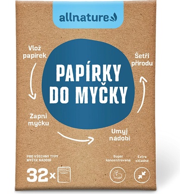 ALLNATURE Papírky do myčky 16 ks