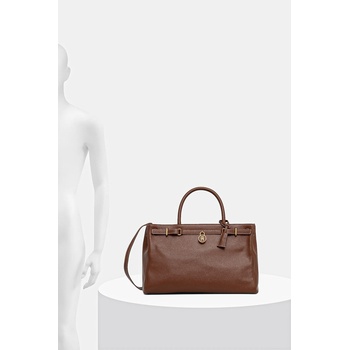 Tommy Hilfiger Кожена чанта Tommy Hilfiger в кафяво AW0AW17925 (AW0AW17925)