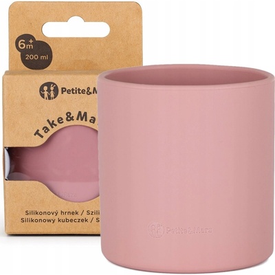 Petite&Mars hrnček silikónový Take&Match Dusty Rose 200 ml