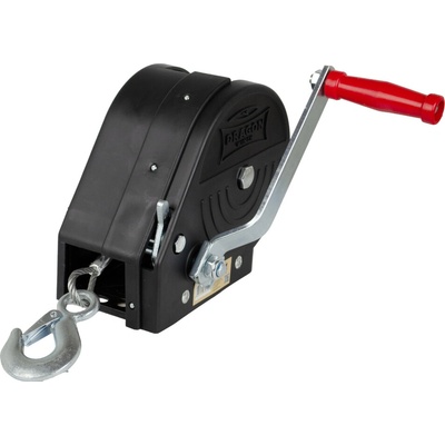 DRAGONWINCH Ruční naviják DRAGON WINCH DWK 25, PLASTOVÉ POUZDRO, Ocelové lano, 1133kg