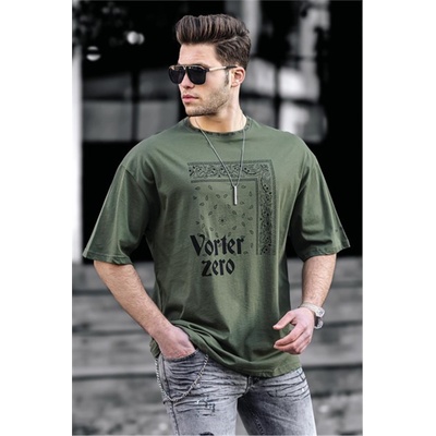 Madmext Мъжка тениска 4961 - Каки 291012 (291012_Хаки)