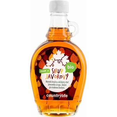 Country Life Sirup javorový Grade A 250 ml