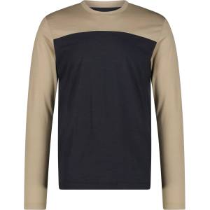 CMP Мъжки вълнен пуловер CMP T-Shirt 36N1897 Merino longsleeve - Antracite / Teak - размер 48 (EU) (005-7336-0212)