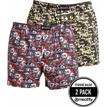 Meatfly мъжки боксерки Agostino Graveyard | Черна | Размер Meatfly | Cheren | МЪЖЕ | M