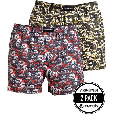 Meatfly мъжки боксерки Agostino Graveyard | Черна | Размер Meatfly | Cheren | МЪЖЕ | M