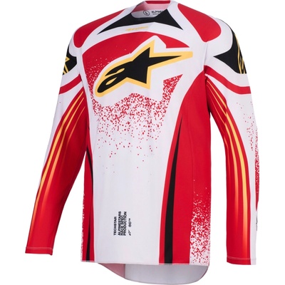 Alpinestars TECHSTAR NOMUR světle šedá/červená/černá/žlutá