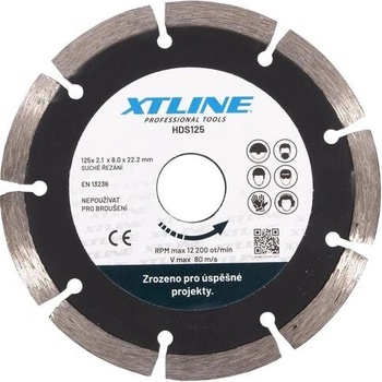 Xtline Kotouč diamantový segmentový 115 x 22,2 mm HDS115