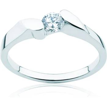 Image 1 of SAVICKI Годежен пръстен Minimalism : бяло злато, диамант