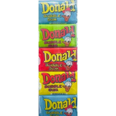 Donald Bubble gum 5pack náhodný mix barev 22,5g