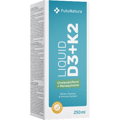 FutuNatura Liquid Vitamin D3 + K2 - 250 мл